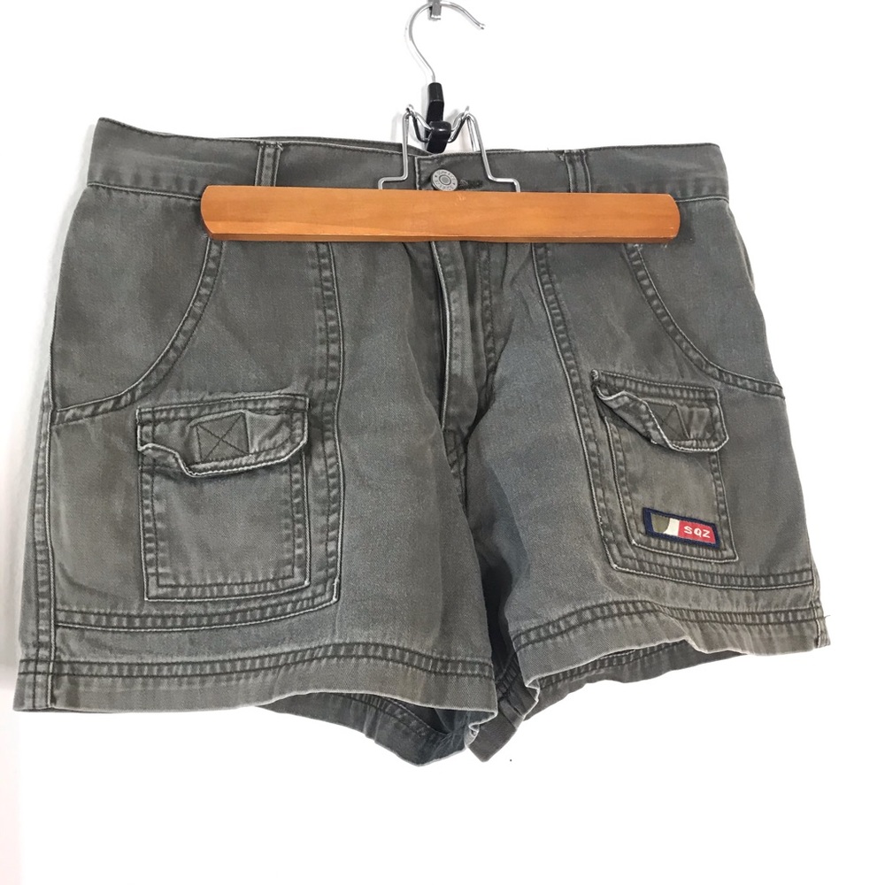 Moss green shorts size 7